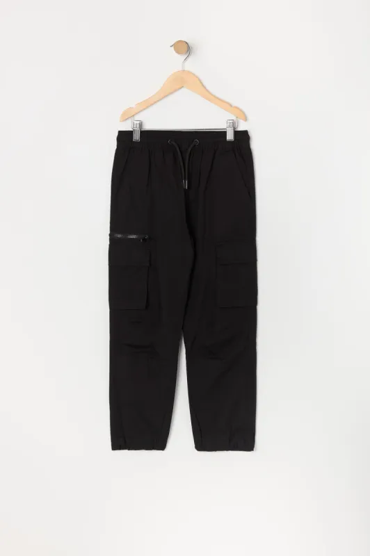 Jogger cargo avec poches à fermeture à glissière pour garçon sold by Urban Planet