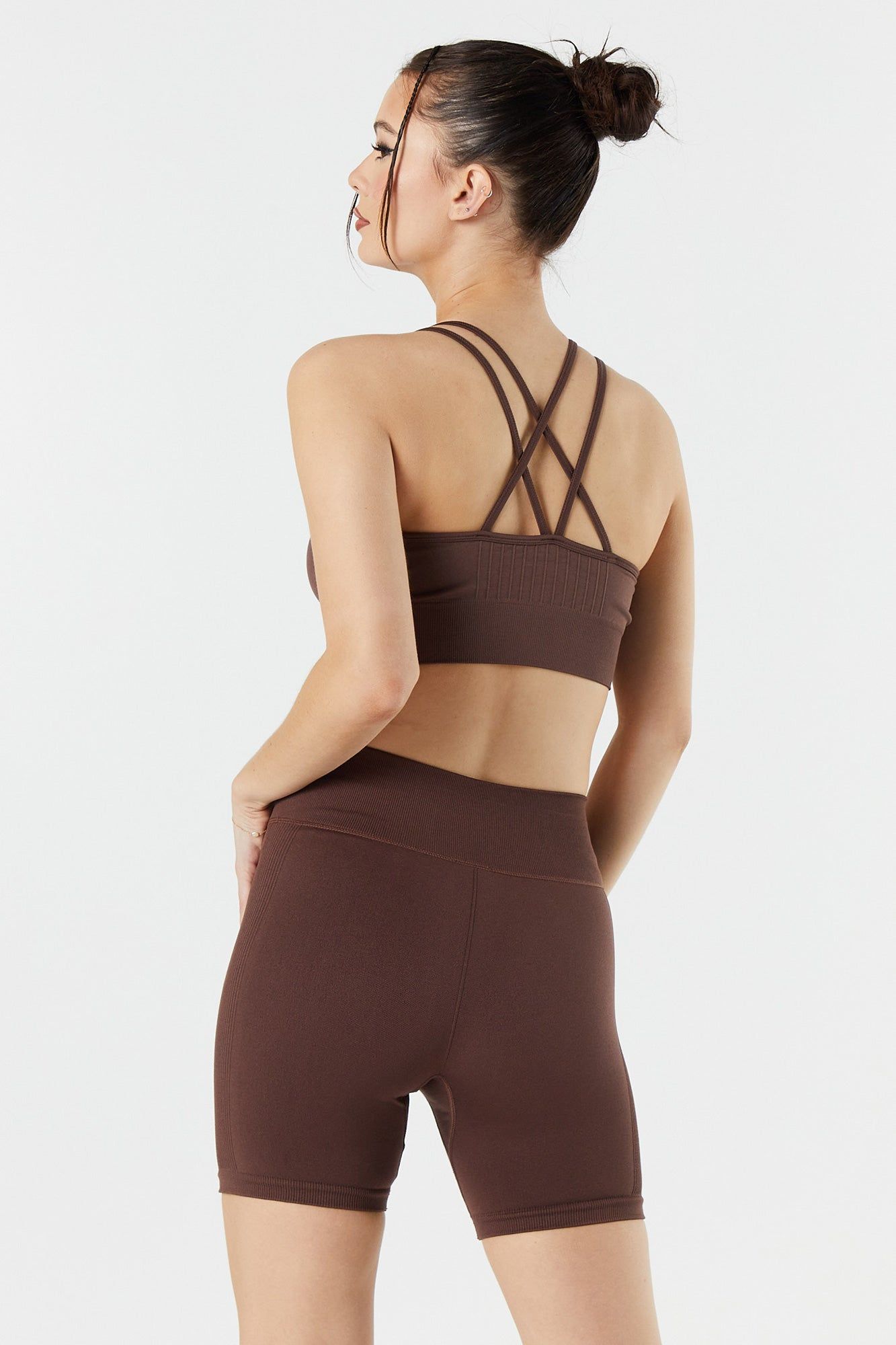 Soutien-gorge de sport sans couture à bretelles croisées sold by Urban Planet product image thumbnail 14