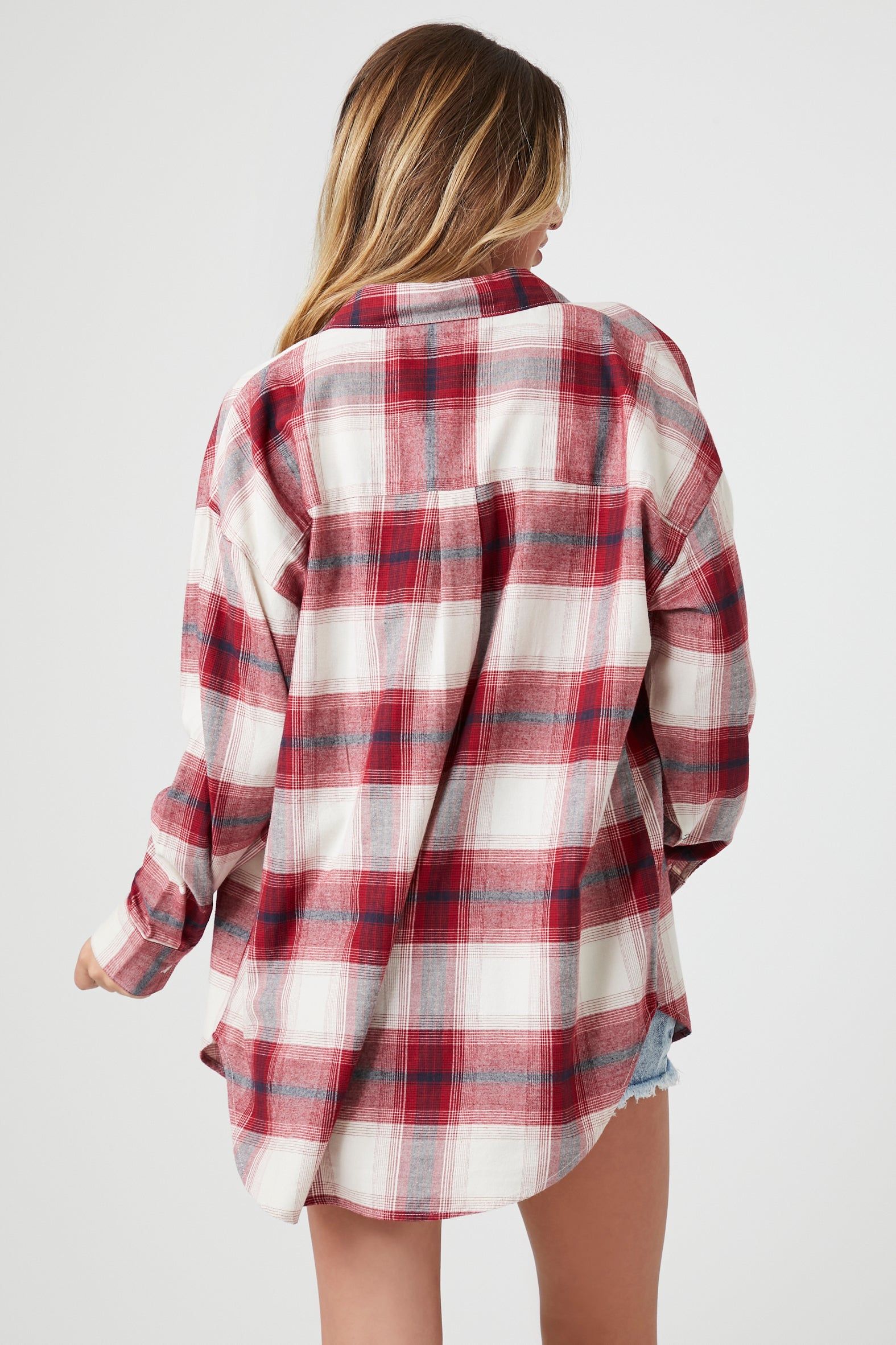 Plaid Button-Up Top sold by Urban Planet product image thumbnail 2