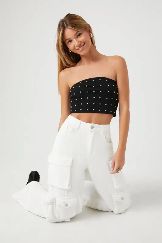 Rhinestone Tube Top sold by Urban Planet