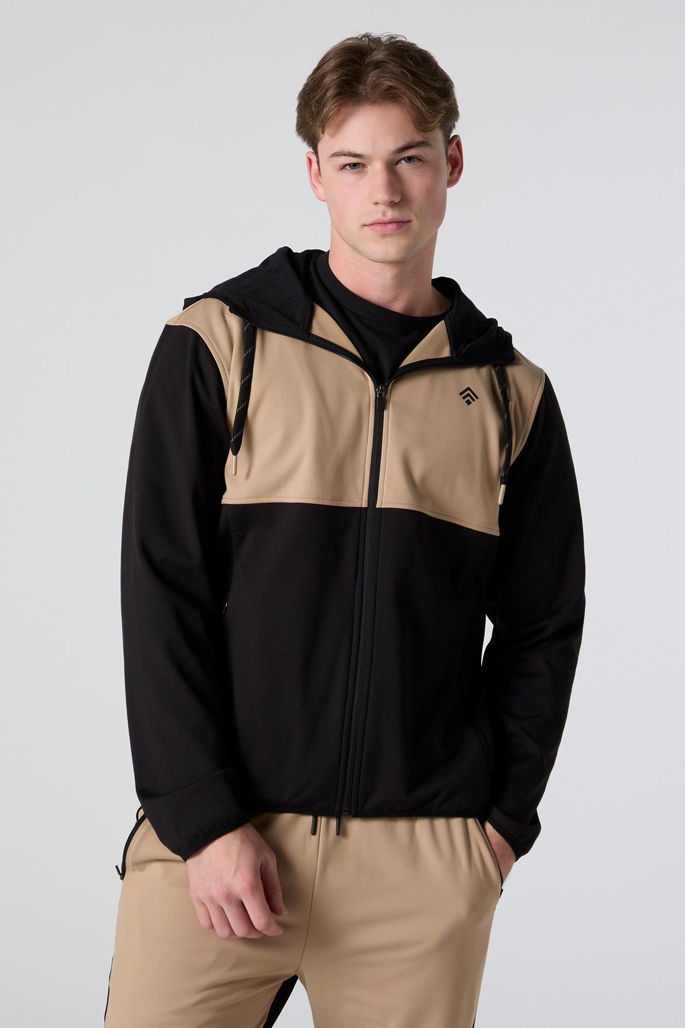 Active Colourblock Zip-Up Hoodie sold by Urban Planet product image thumbnail 4