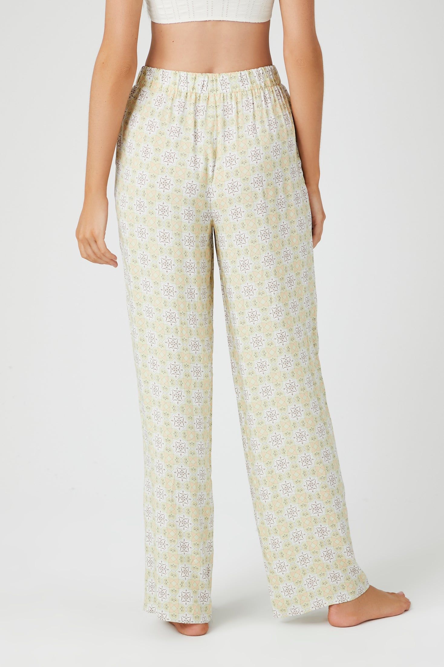 Geo Print Pajama Pant sold by Urban Planet product image thumbnail 4