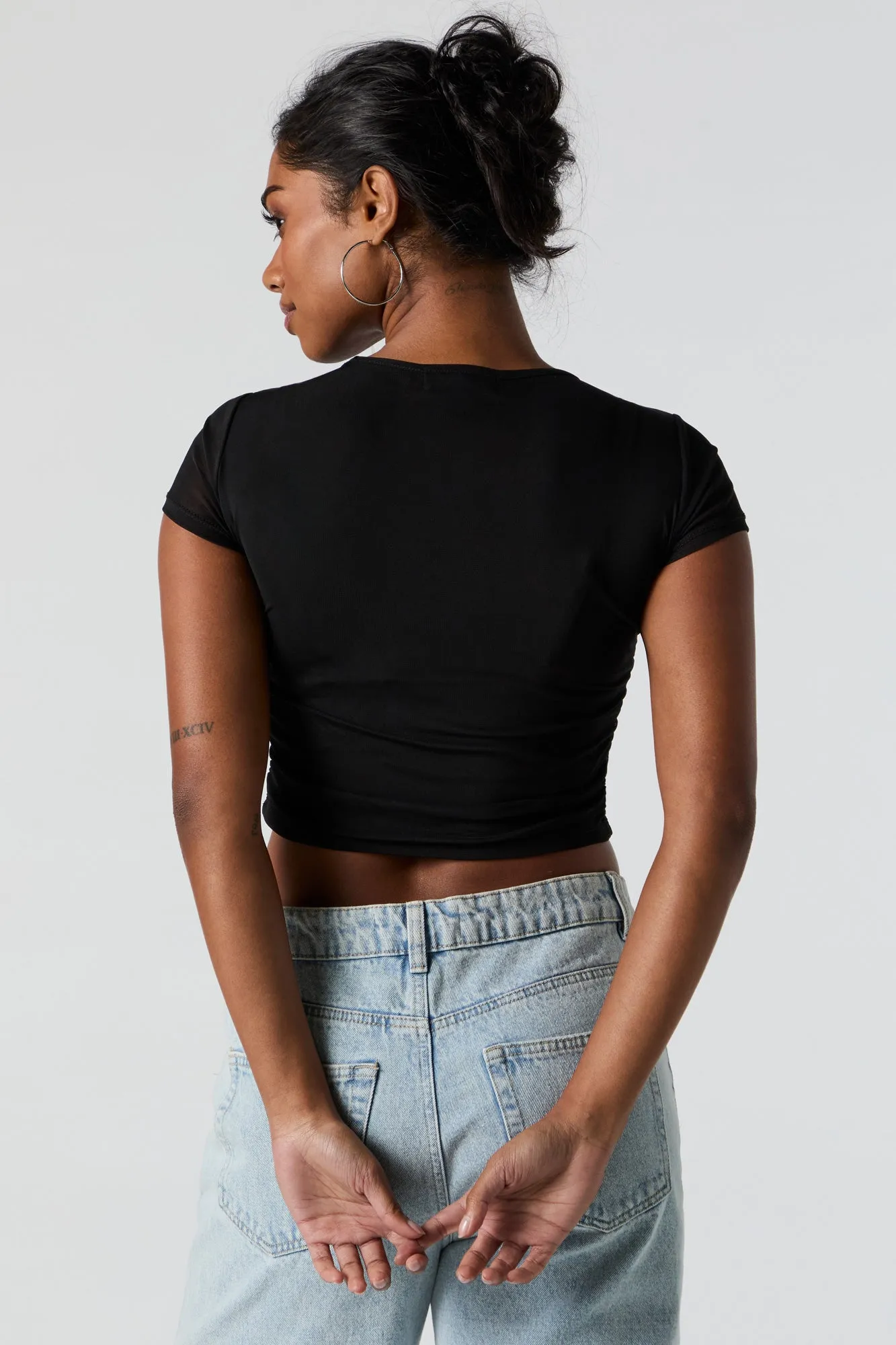 T-shirt court en filet sold by Urban Planet product image thumbnail 2