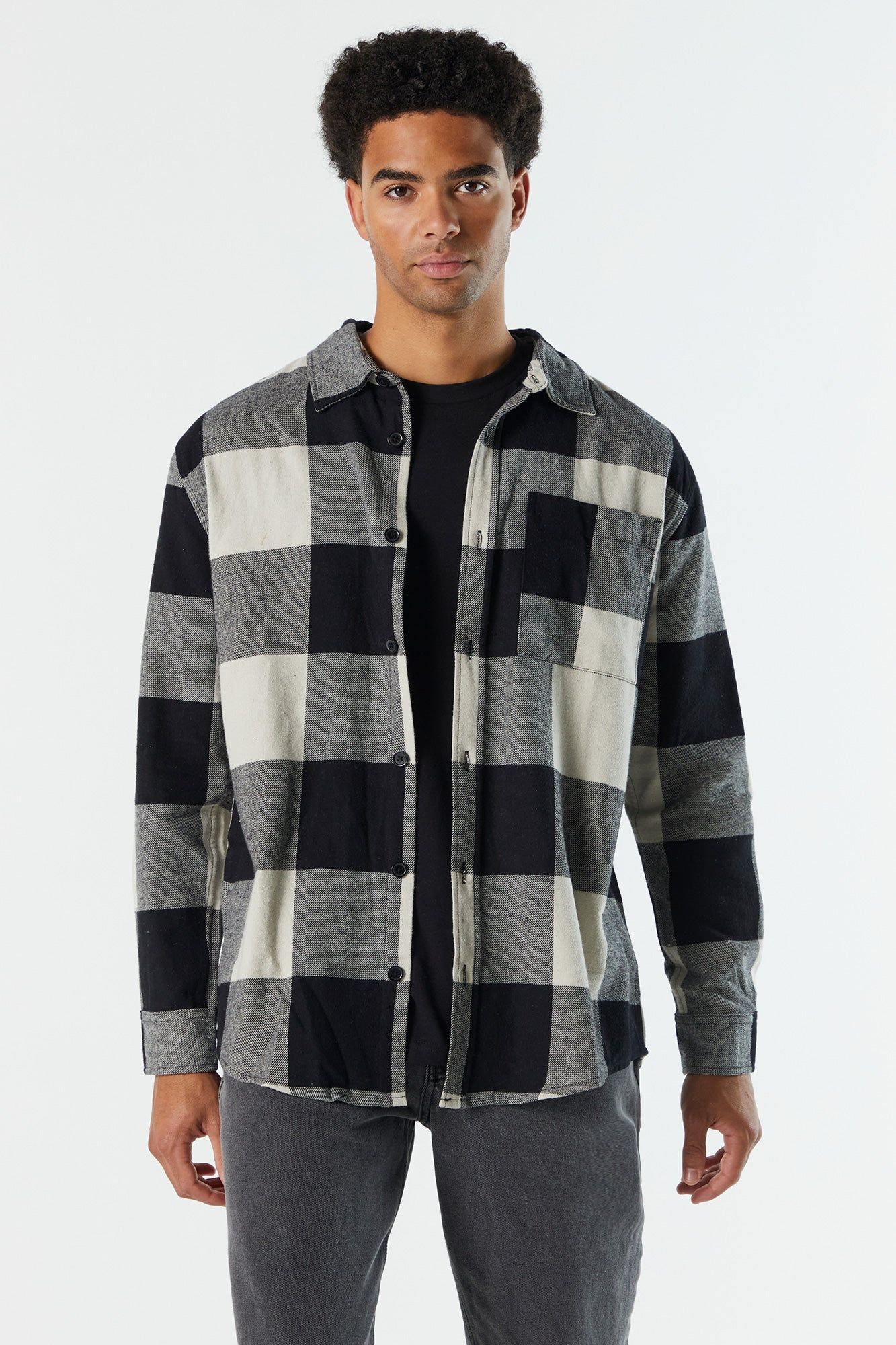 Surchemise à capuchon en flanelle à carreaux sold by Urban Planet product image thumbnail 9