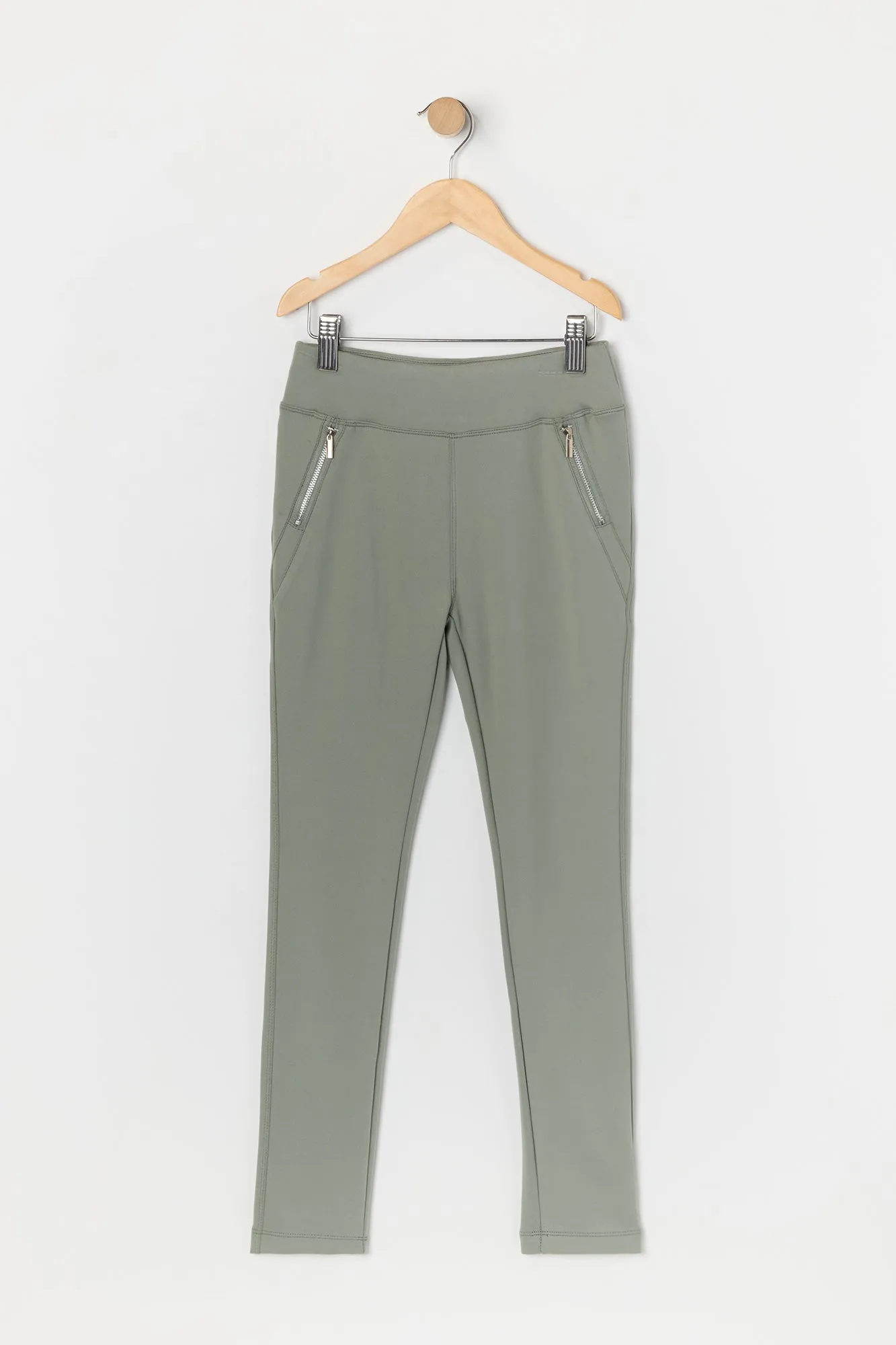 Girls Soft Zip Pocket Legging sold by Urban Planet product image thumbnail 5