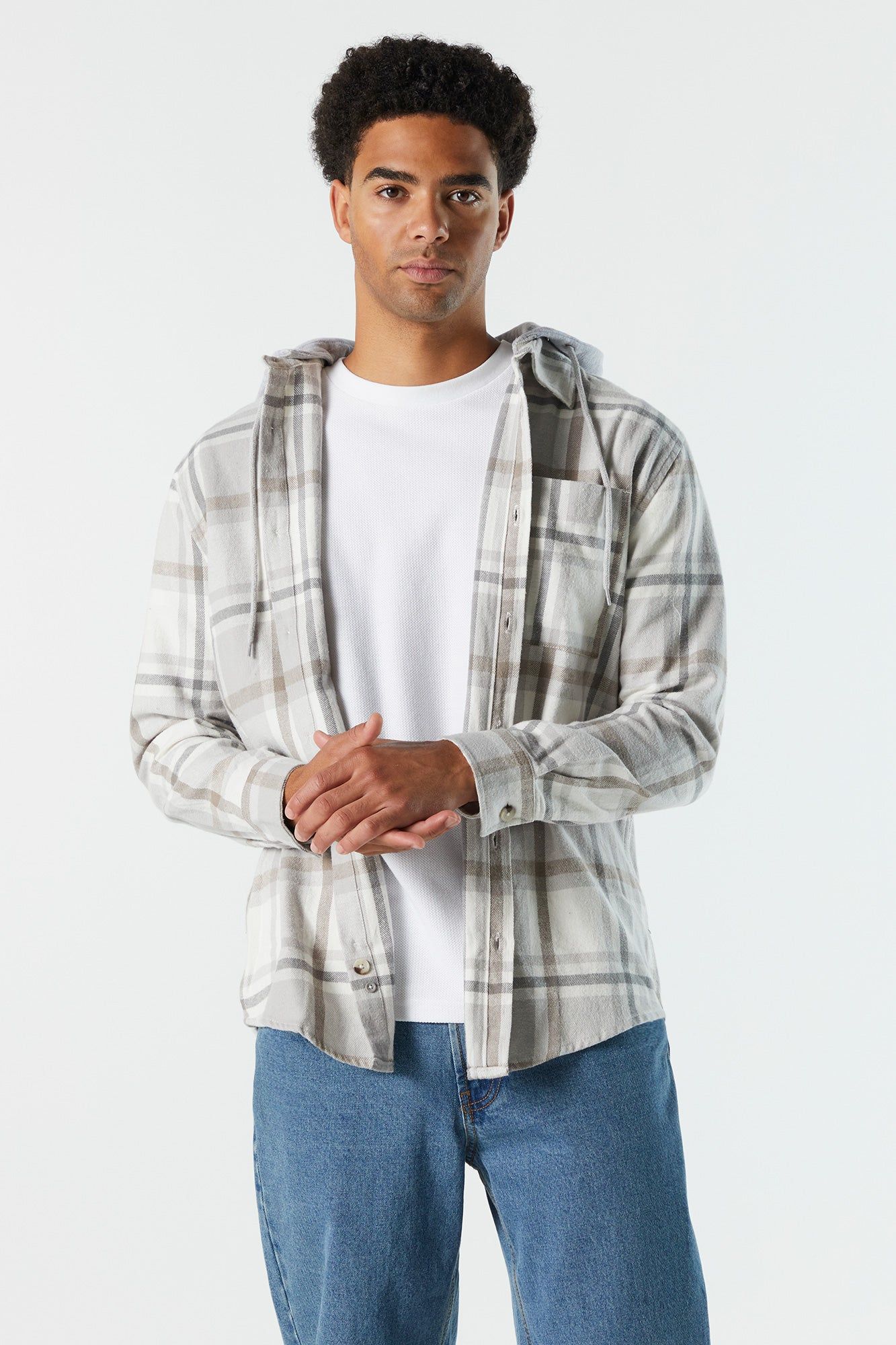 Surchemise à capuchon en flanelle à carreaux sold by Urban Planet product image thumbnail 14