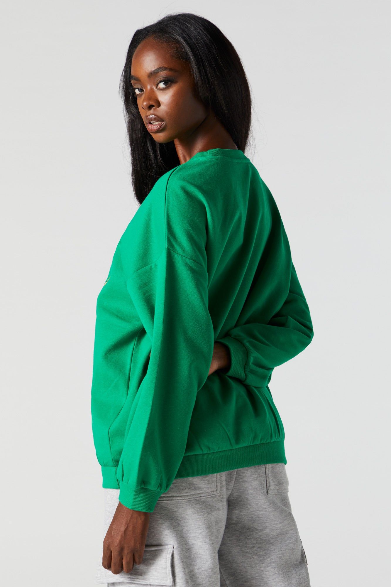 Tom and Jerry Xmas Graphic Fleece Sweatshirt sold by Urban Planet product image thumbnail 3