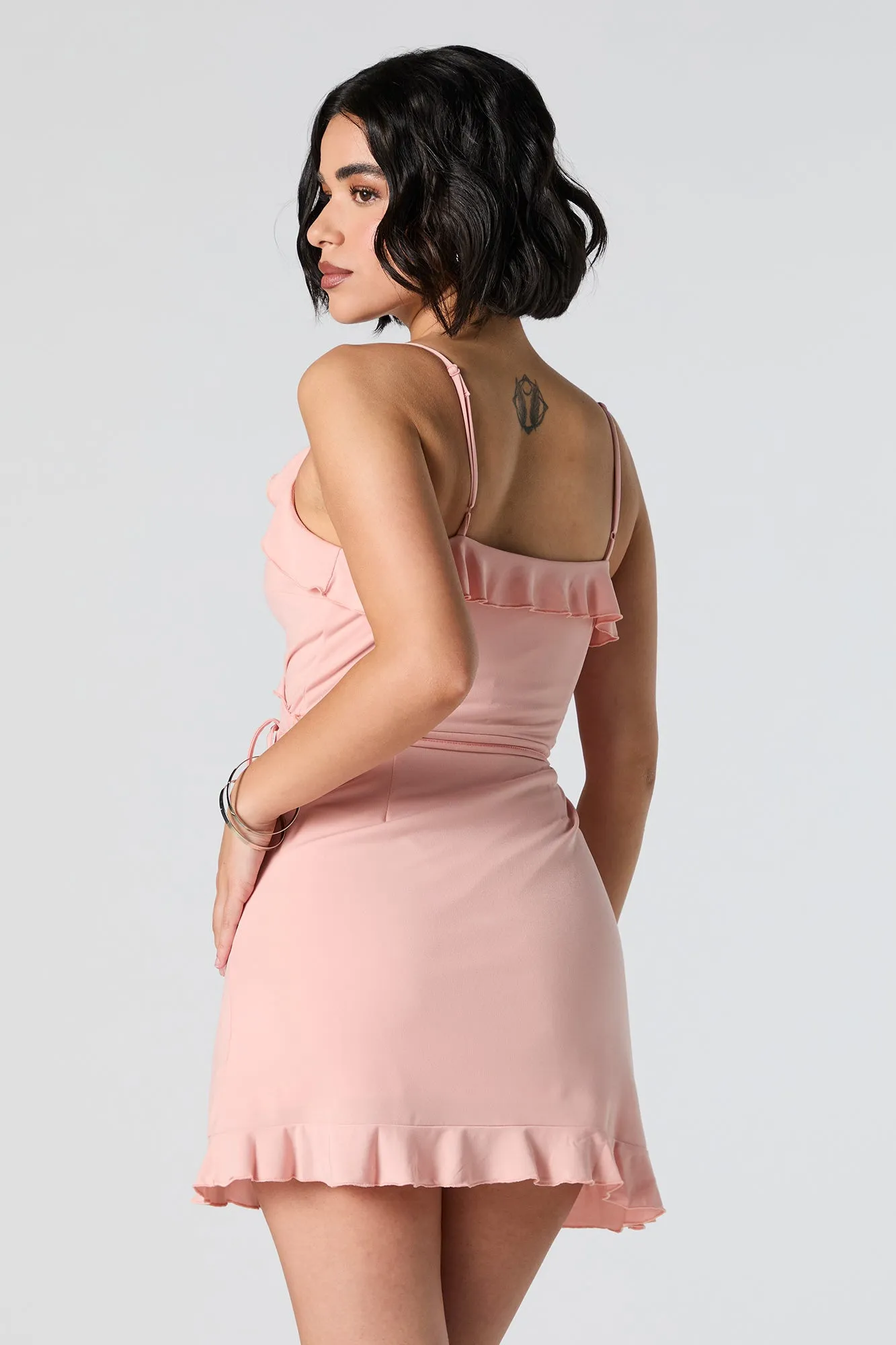 Minirobe fourreau volantée à surplis sold by Urban Planet product image thumbnail 5