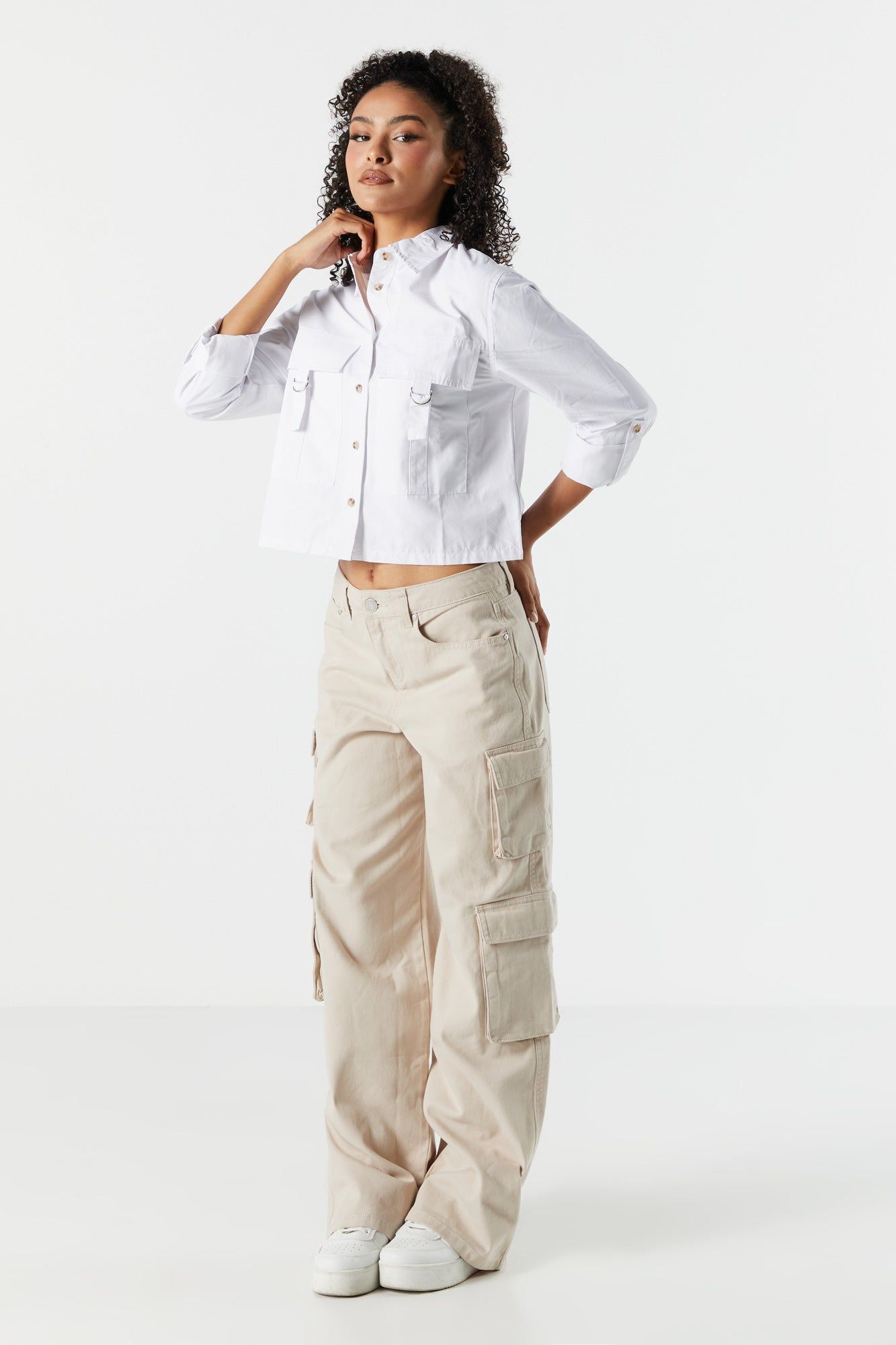 Jean cargo en denim taureau avec poches multiples sold by Urban Planet product image thumbnail 10