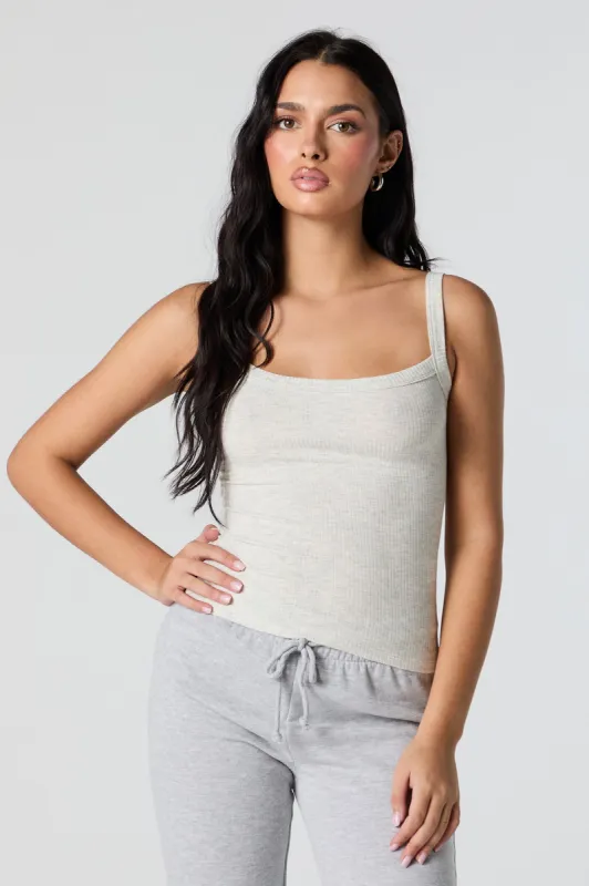 Ribbed Scoop Neck Skimmer Tank sold by Urban Planet