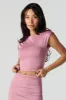 Contour Cap Sleeve Crop Top sold by Urban Planet