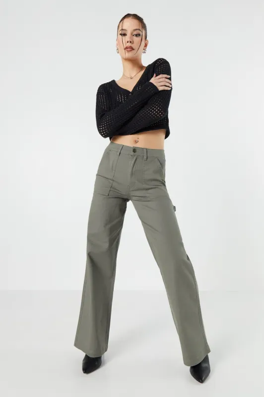 High Rise Wide Leg Pant sold by Urban Planet