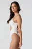 Ribbed Cut-Out One Piece Swimsuit sold by Urban Planet