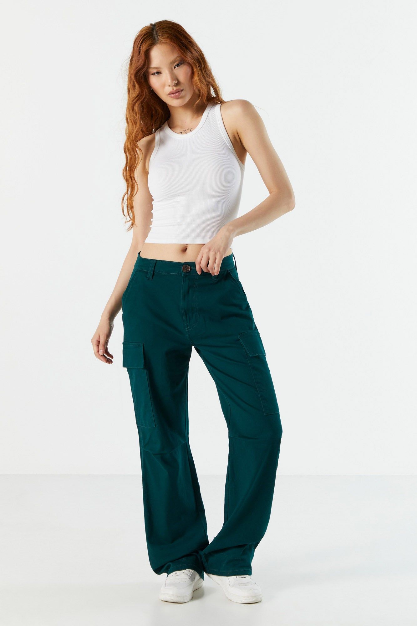 Straight Leg Cargo Pant sold by Urban Planet