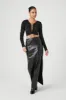 Ruched Lace Up Crop Top sold by Urban Planet