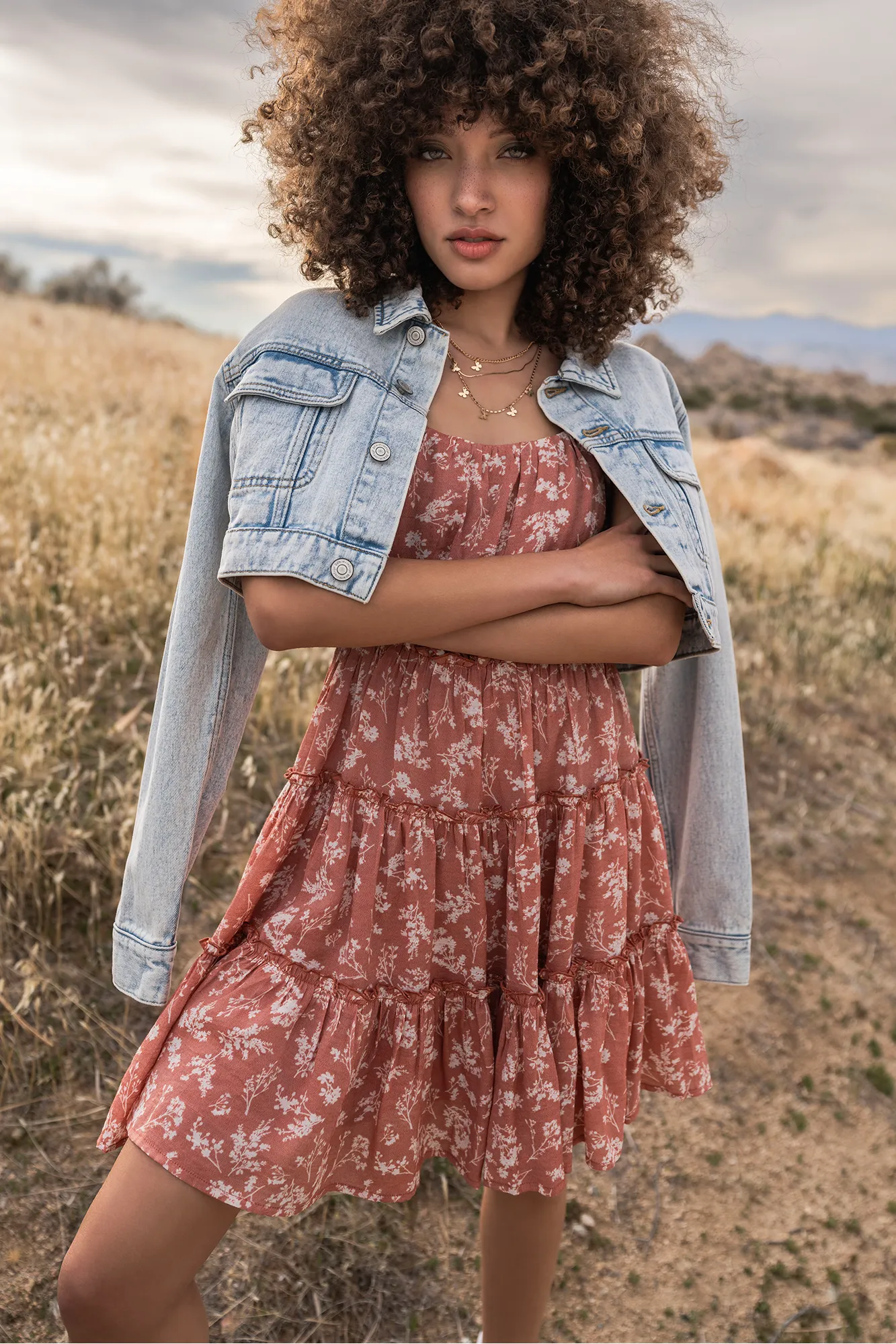 Ultra Cropped Denim Jacket sold by Urban Planet