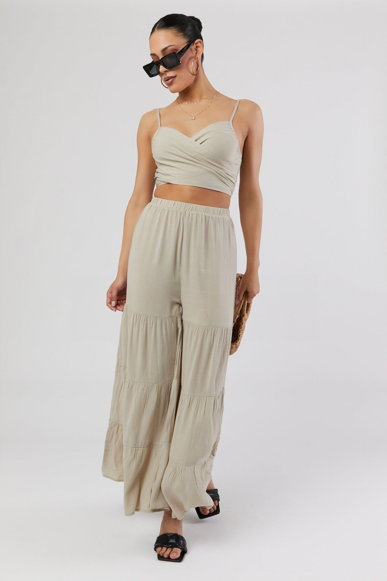 Tiered Palazzo Pant sold by Urban Planet product image thumbnail 2