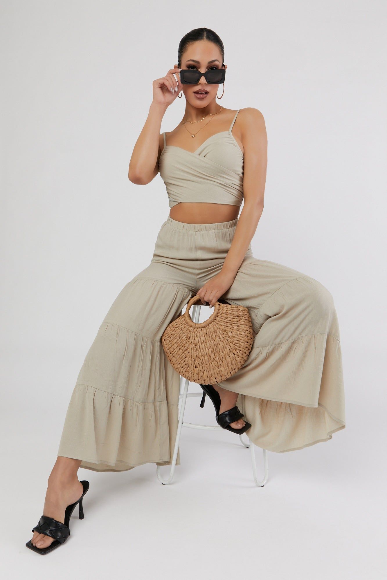 Tiered Palazzo Pant sold by Urban Planet