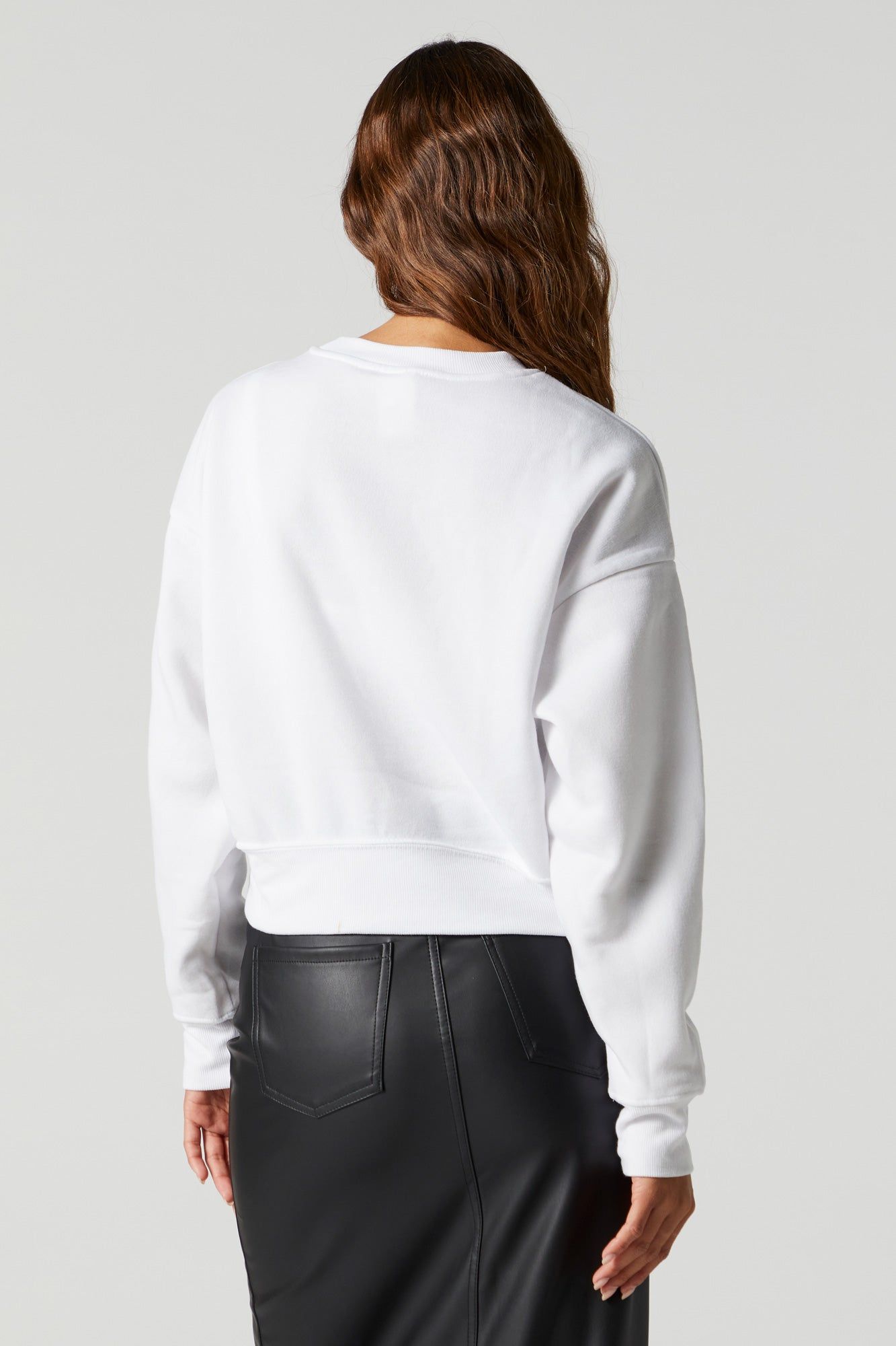 Stitch Graphic Cropped Sweatshirt sold by Urban Planet product image thumbnail 4