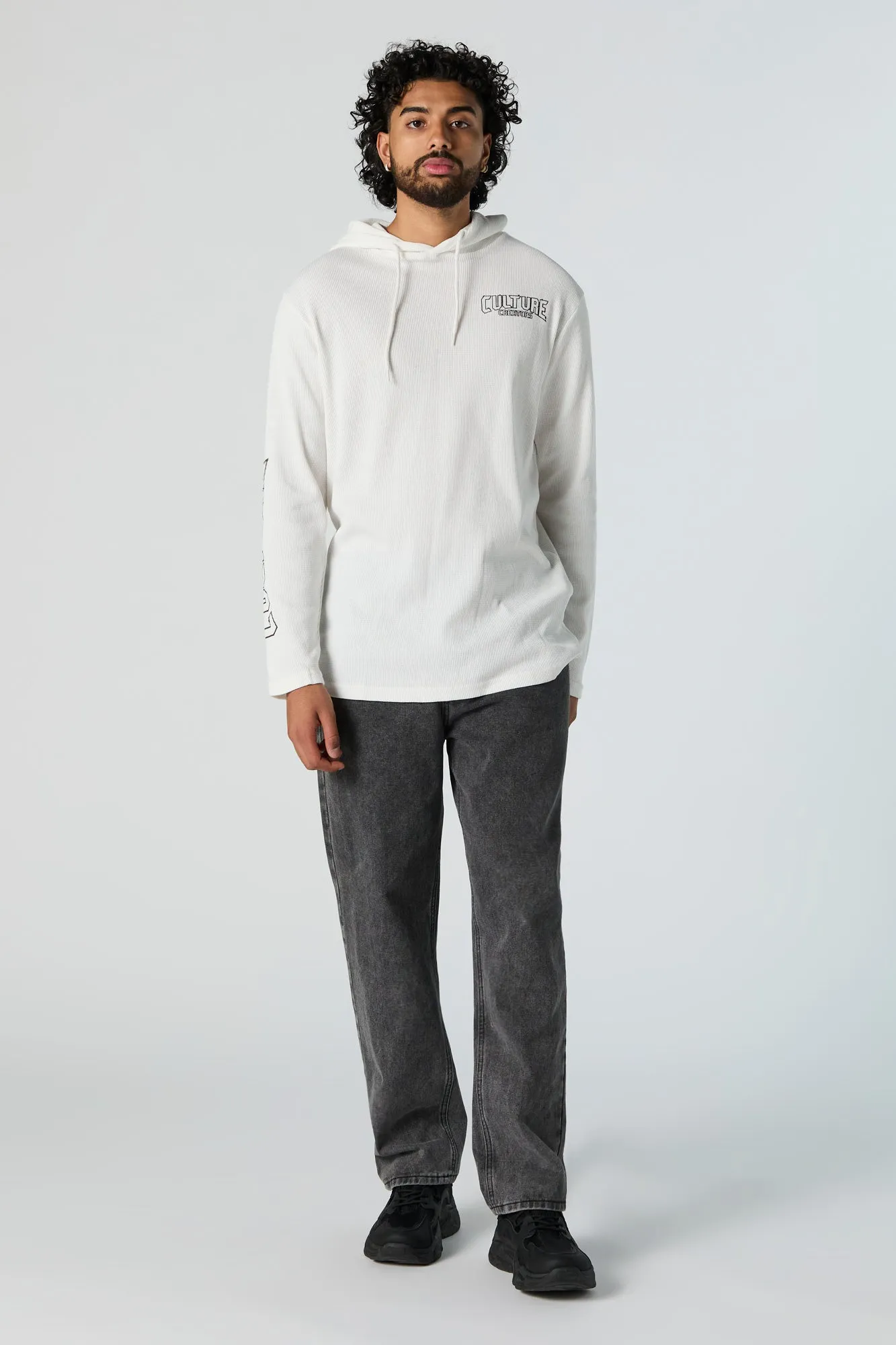 Ribbed Culture Graphic Hoodie sold by Urban Planet product image thumbnail 4