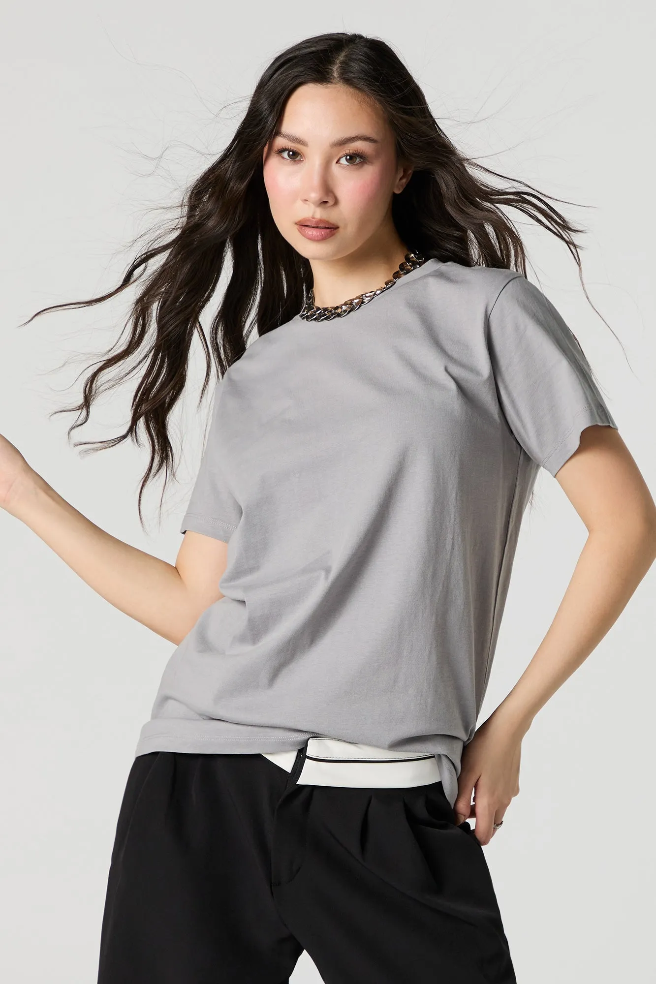 Crewneck Relaxed T-Shirt sold by Urban Planet