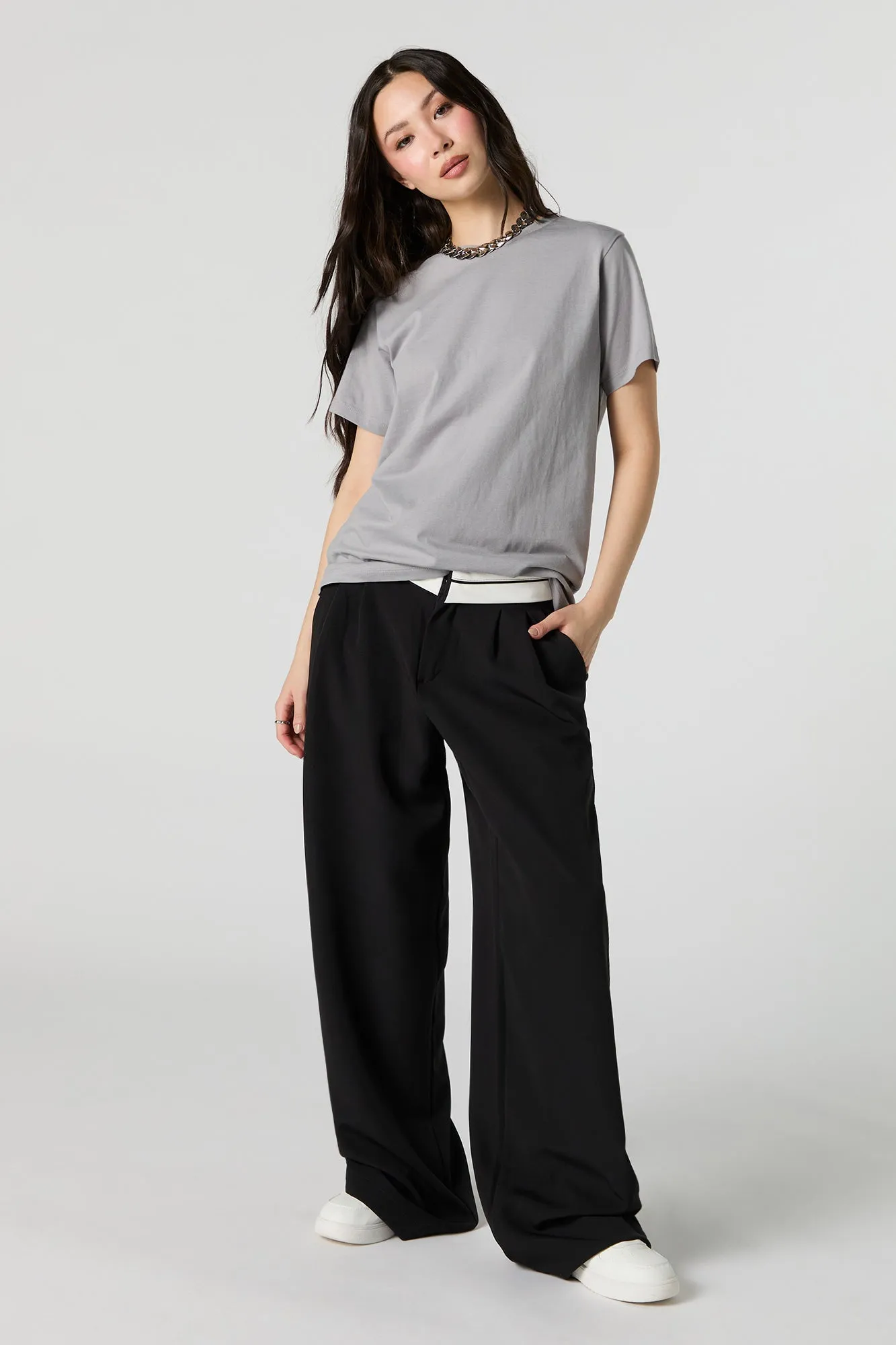 Crewneck Relaxed T-Shirt sold by Urban Planet product image thumbnail 3