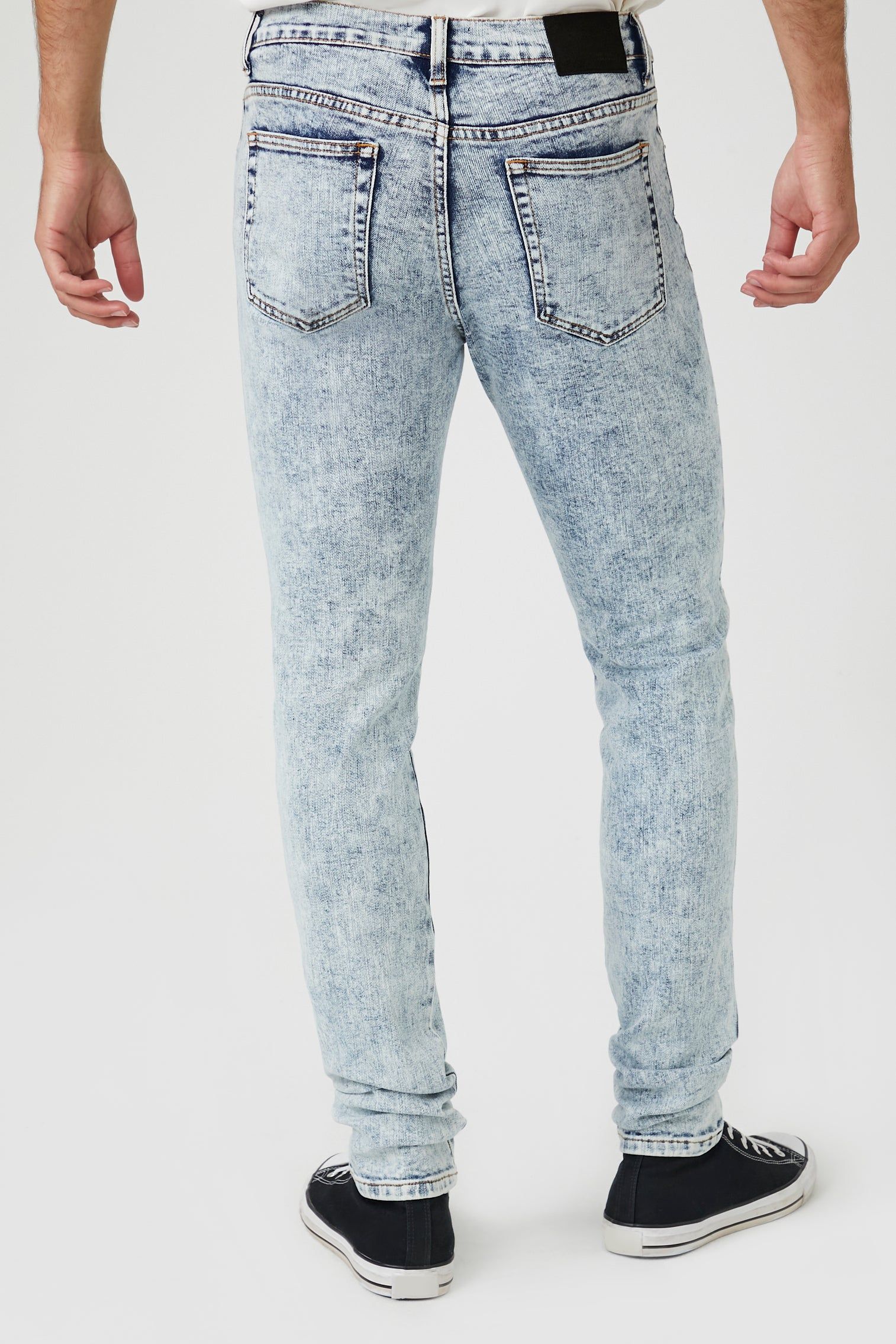 Patch Denim Moto Skinny Jean sold by Urban Planet product image thumbnail 2
