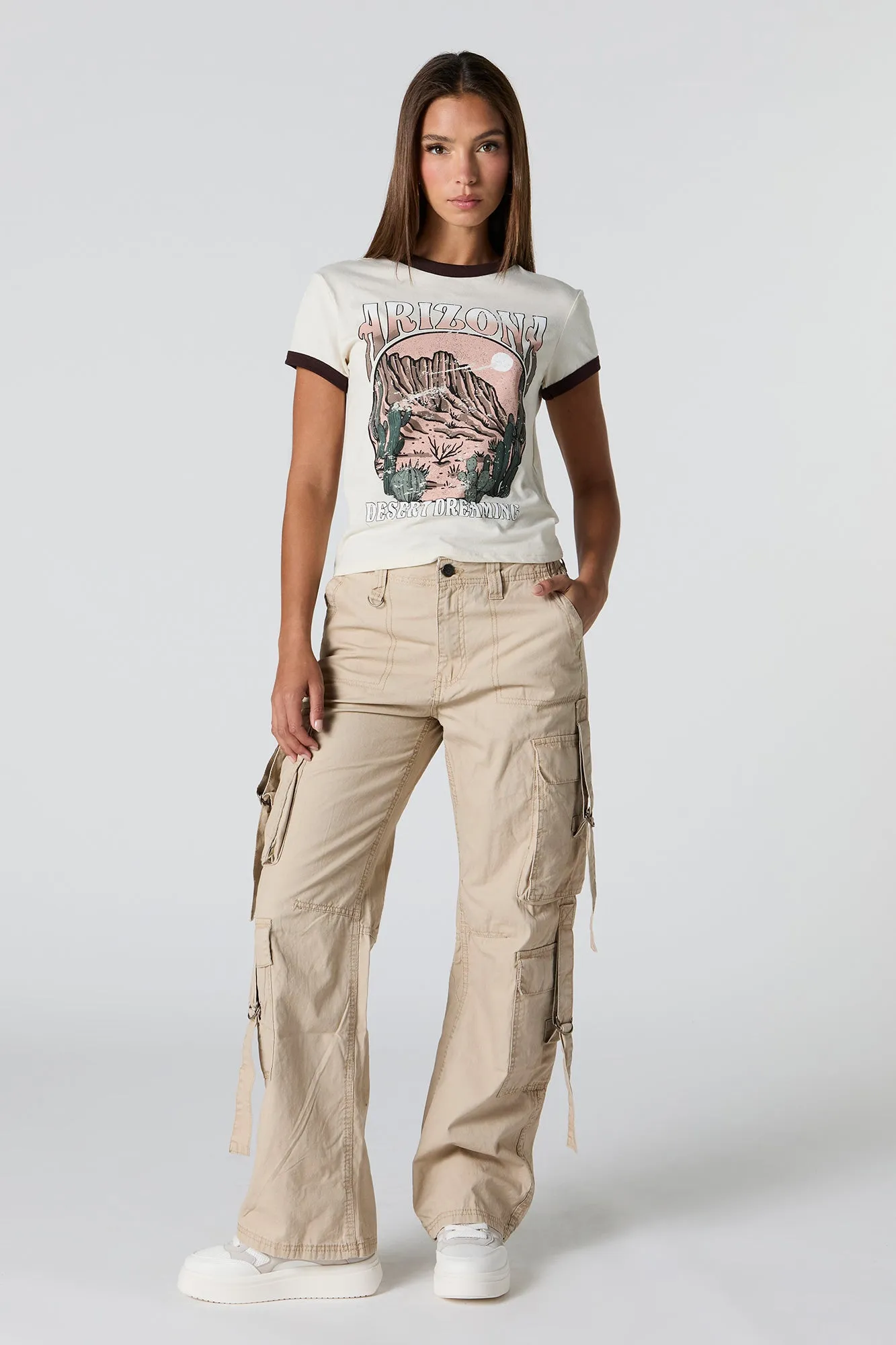 Graphic Ringer T-Shirt sold by Urban Planet product image thumbnail 3