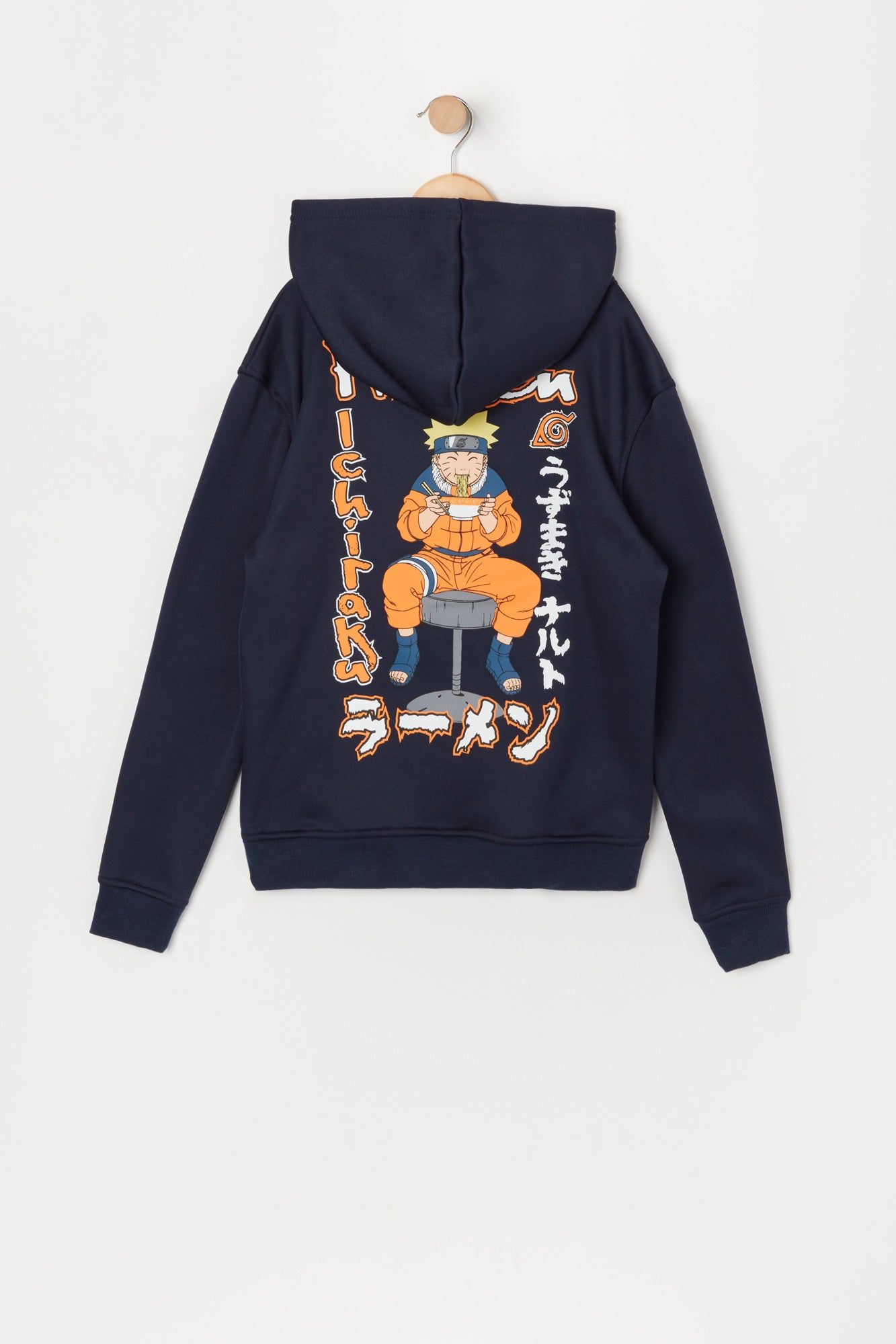 Boys Naruto Ramen Shop Graphic Hoodie sold by Urban Planet product image thumbnail 2