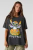 Stich-O-Ween Graphic Washed Boyfriend T-Shirt sold by Urban Planet