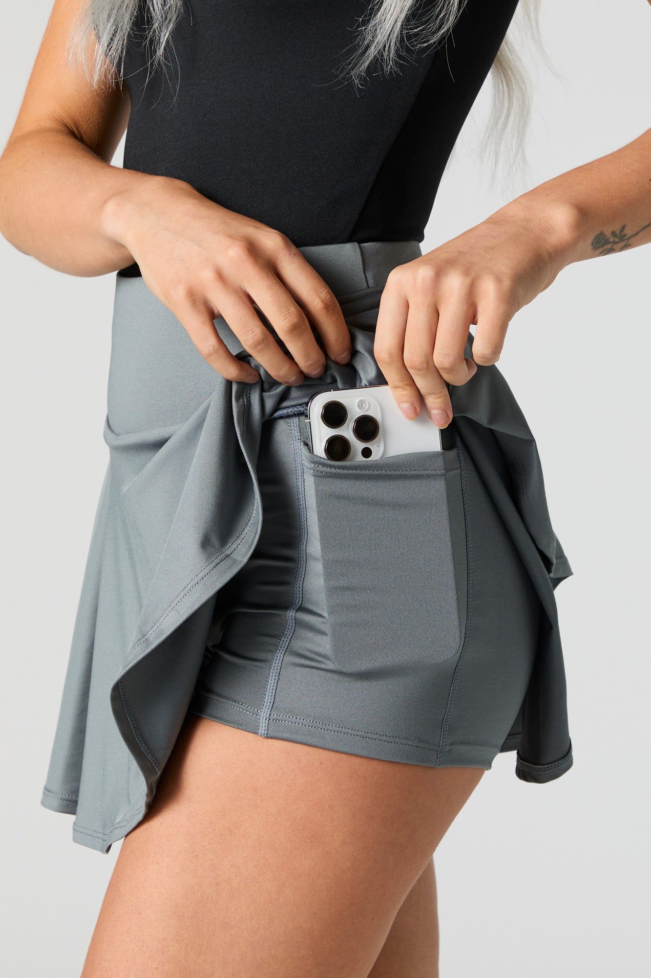 Active Tennis Skirt with Side Pocket sold by Urban Planet product image thumbnail 4