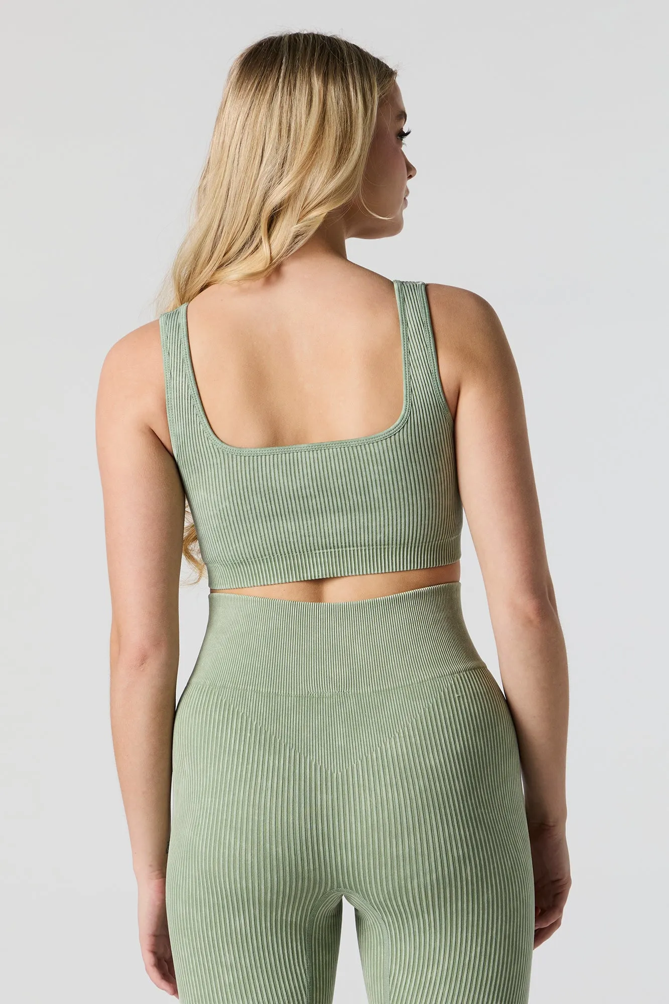 Soutien-gorge de sport Sommer Ray côtelé sans couture délavé sold by Urban Planet product image thumbnail 2