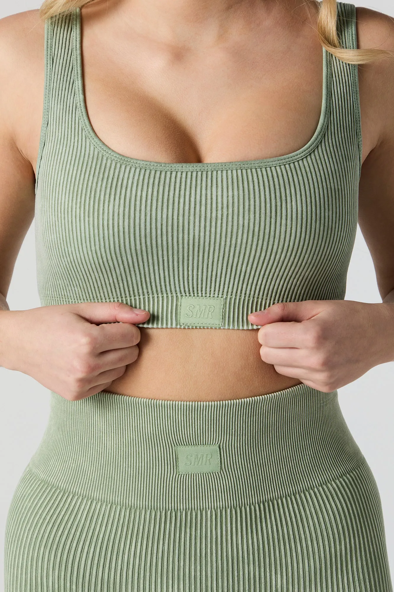 Soutien-gorge de sport Sommer Ray côtelé sans couture délavé sold by Urban Planet product image thumbnail 4