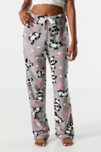 Pantalon de pyjama en peluche à imprimé Panda sold by Urban Planet