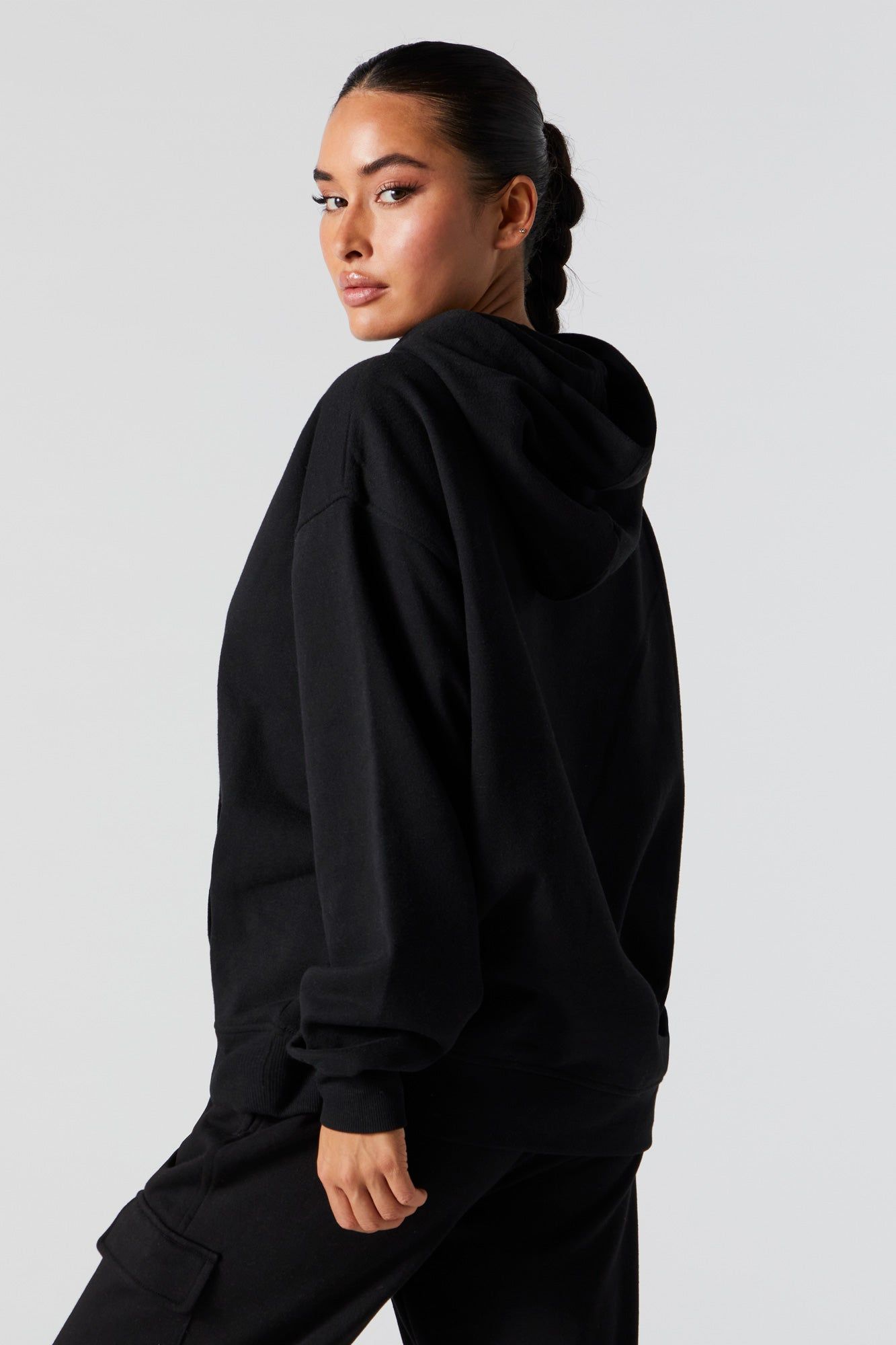 Oversized Soft Fleece Hoodie sold by Urban Planet product image thumbnail 5