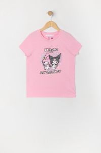 Girls Kuromi My Melody Graphic T-Shirt sold by Urban Planet