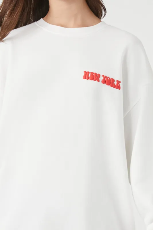 New York Graphic Fleece Sweatshirt sold by Urban Planet