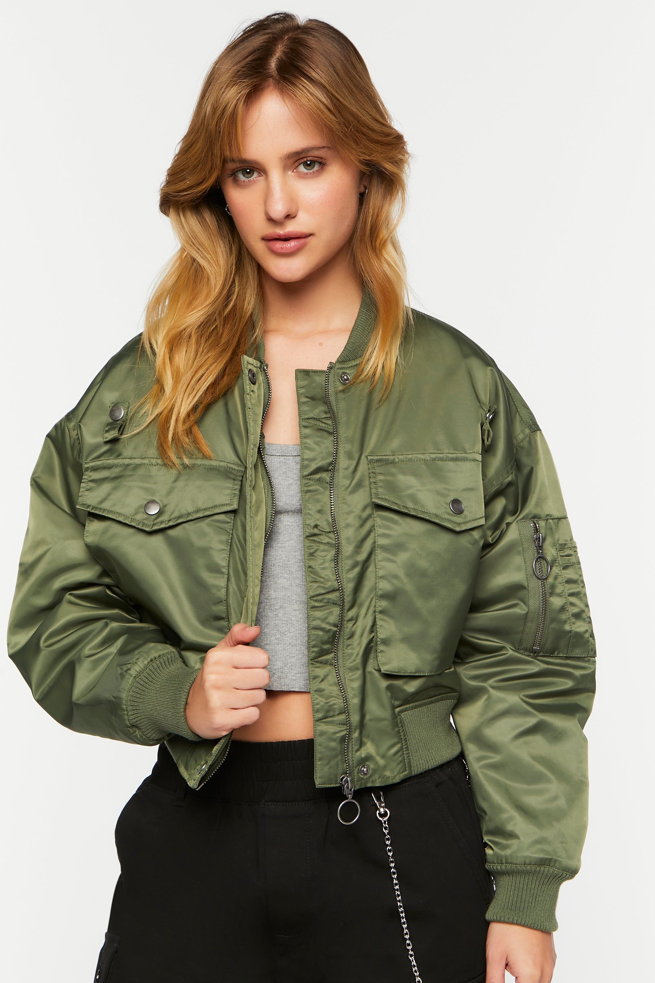 Blouson aviateur court sold by Urban Planet