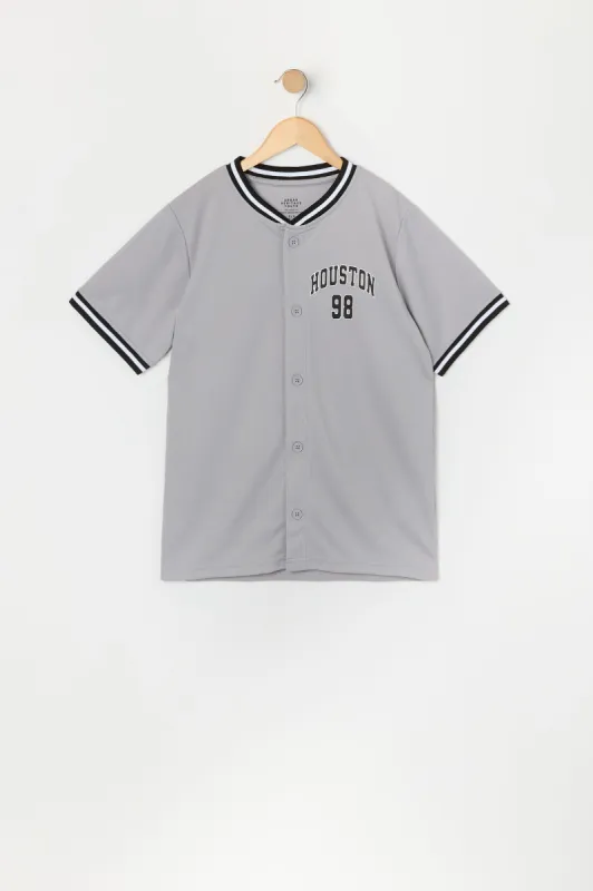 Jersey de baseball en filet à imprimé Houston pour garçon sold by Urban Planet