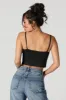 Débardeur de style corset avec liséré de dentelle avec boucles sold by Urban Planet