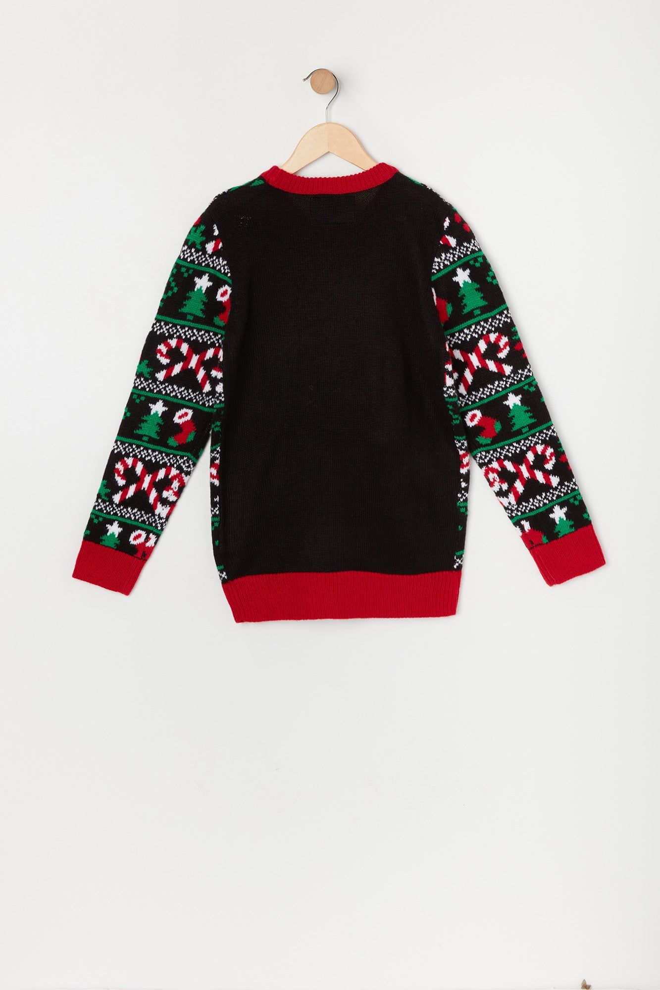 Boys Furry 3D Llama Ugly Xmas Sweater sold by Urban Planet product image thumbnail 2