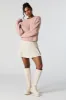 Solid Ribbed Knit Crewneck Skimmer Sweater sold by Urban Planet