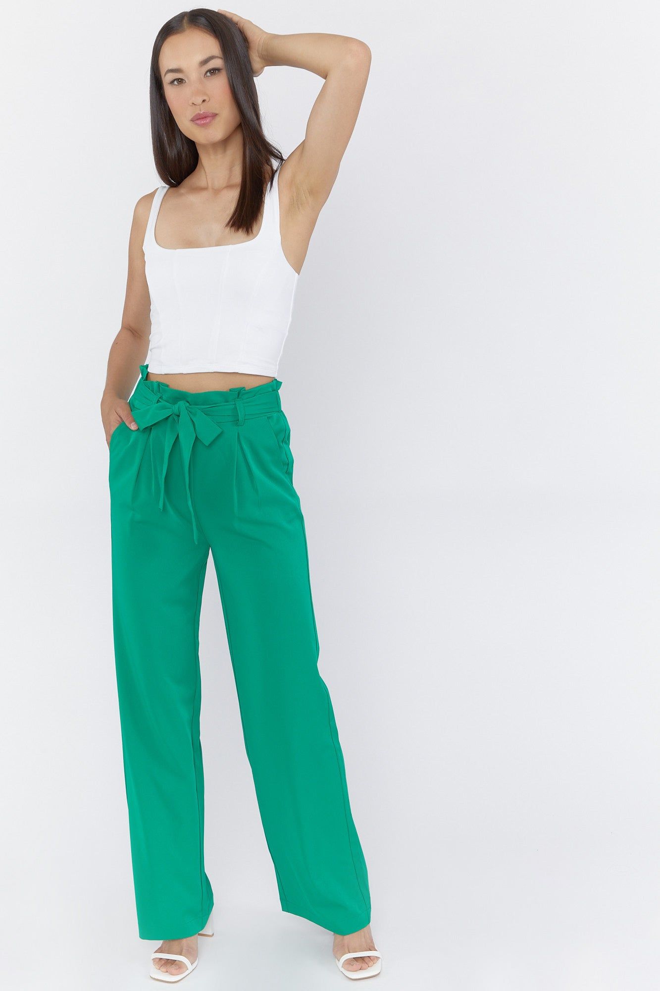 Paperbag Wide Leg Pant sold by Urban Planet product image thumbnail 5
