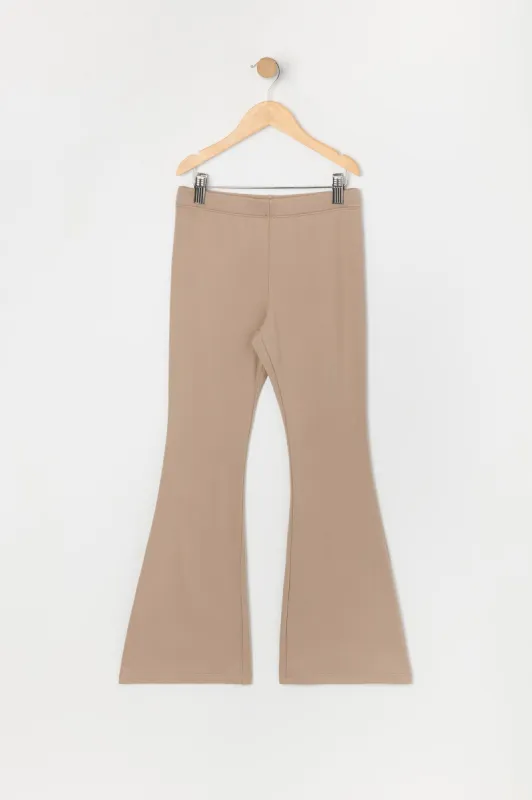 Pantalon à jambe évasée en molleton pour fille sold by Urban Planet