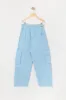 Girls Multi Pocket Wide Leg Cargo Pant sold by Urban Planet