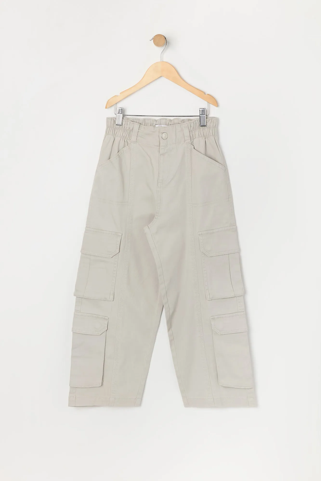 Girls Multi Pocket Wide Leg Cargo Pant sold by Urban Planet product image thumbnail 5