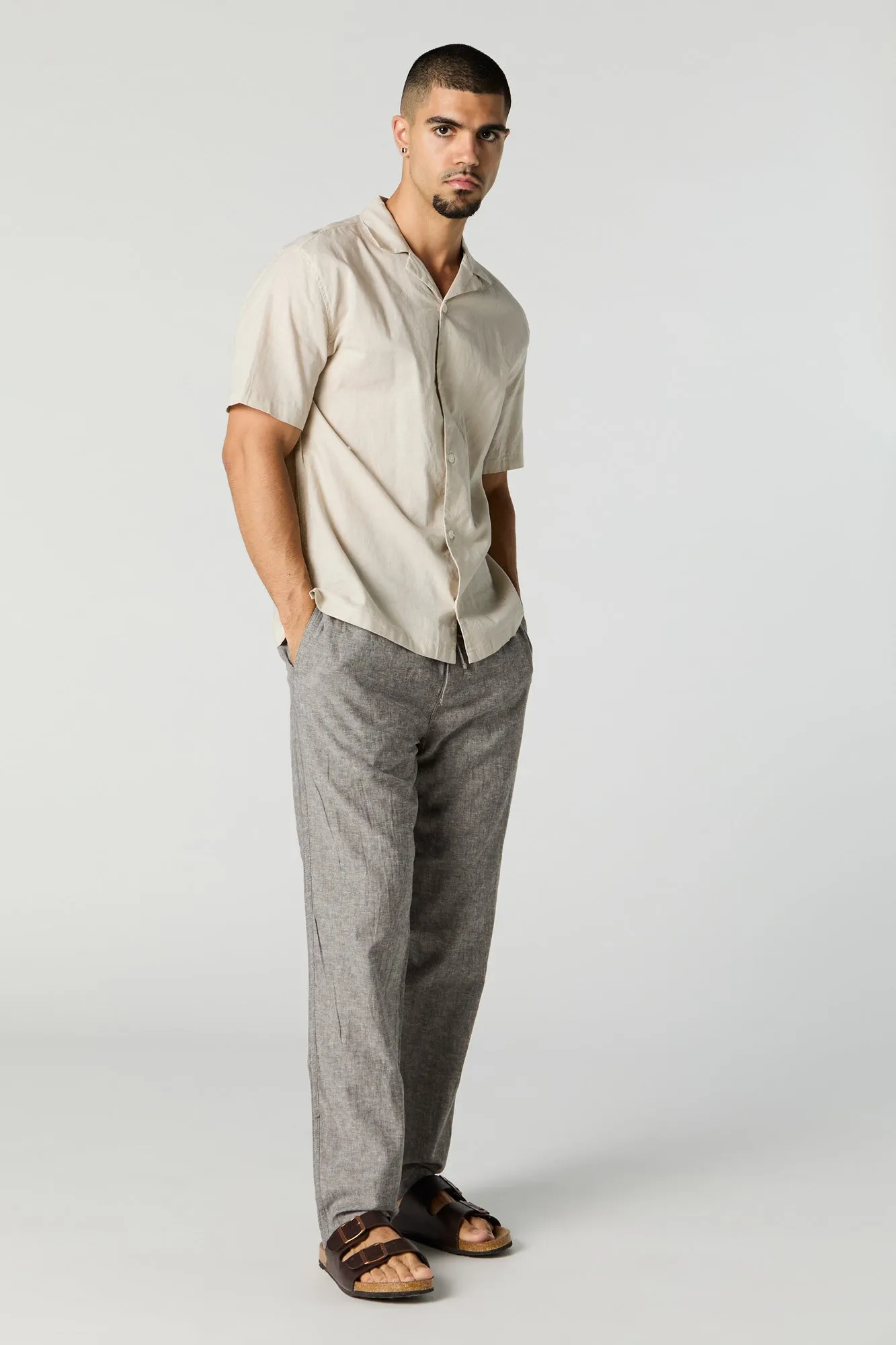 Linen Relaxed Pant sold by Urban Planet product image thumbnail 2