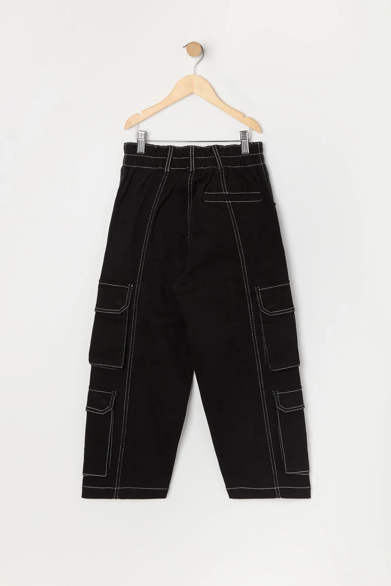 Girls Multi Pocket Wide Leg Cargo Pant sold by Urban Planet product image thumbnail 4
