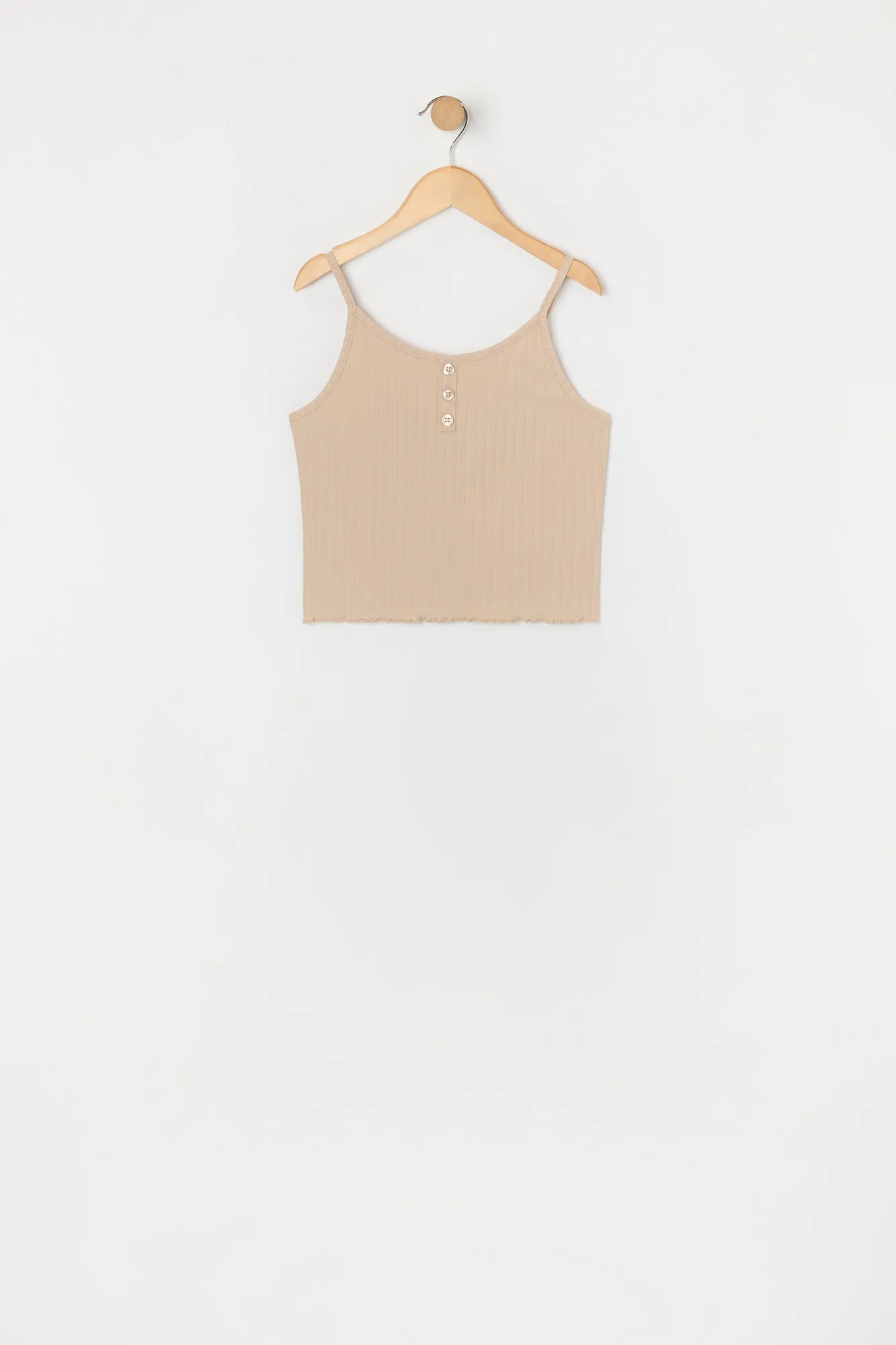 Débardeur Henley côtelé pour fille sold by Urban Planet product image thumbnail 3