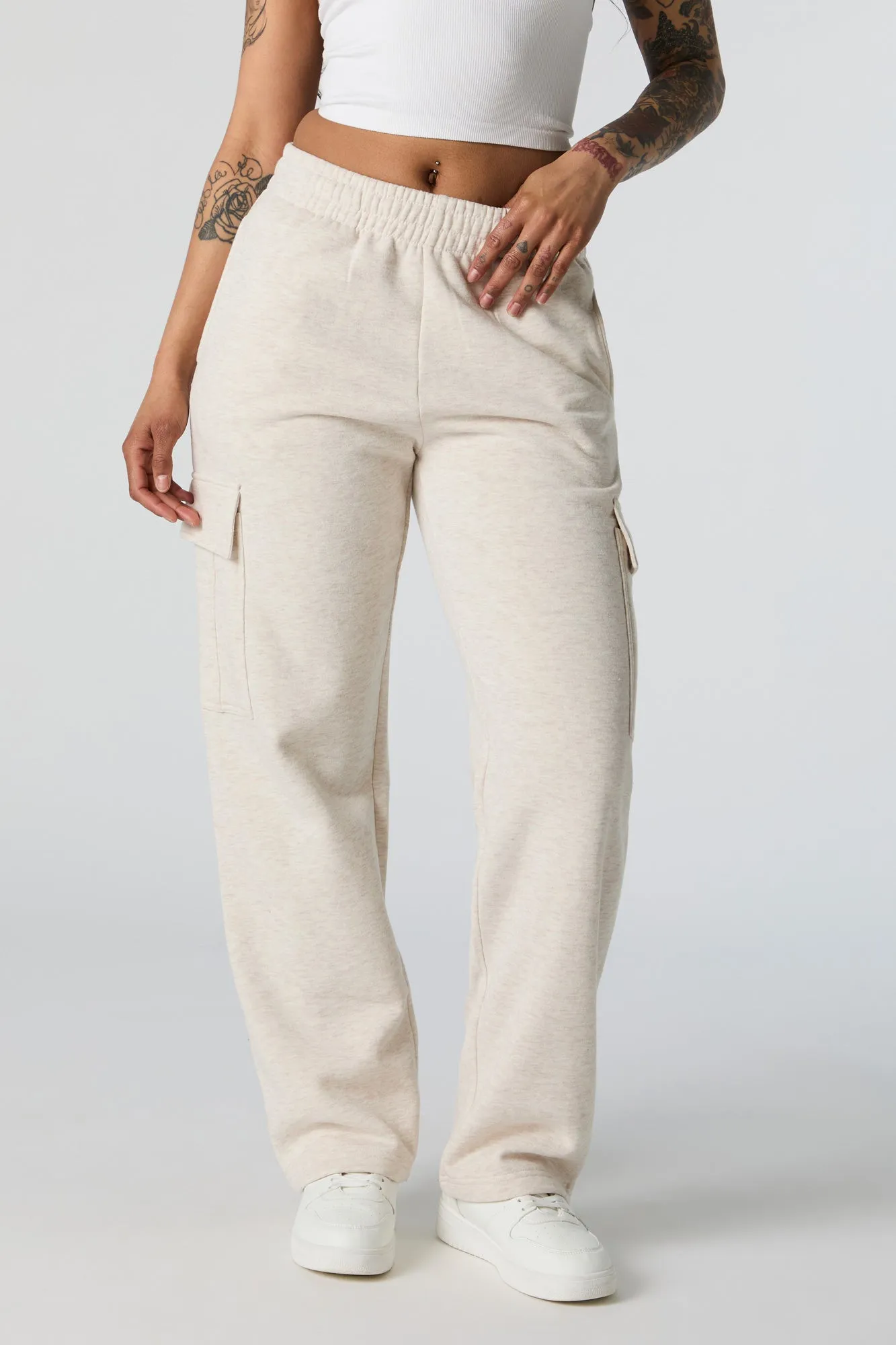 Fleece Cargo Sweatpant sold by Urban Planet product image thumbnail 5